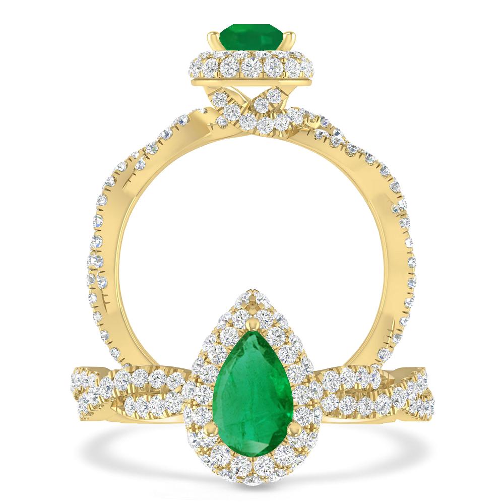 Yellow Gold - Emerald