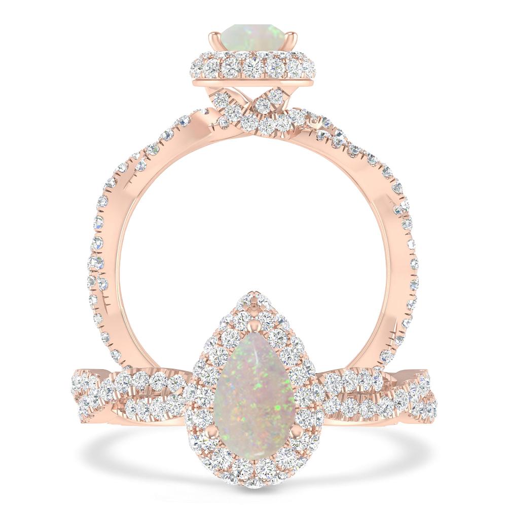Rose Gold - Opal