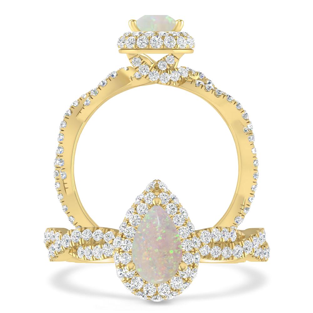 Yellow Gold - Opal