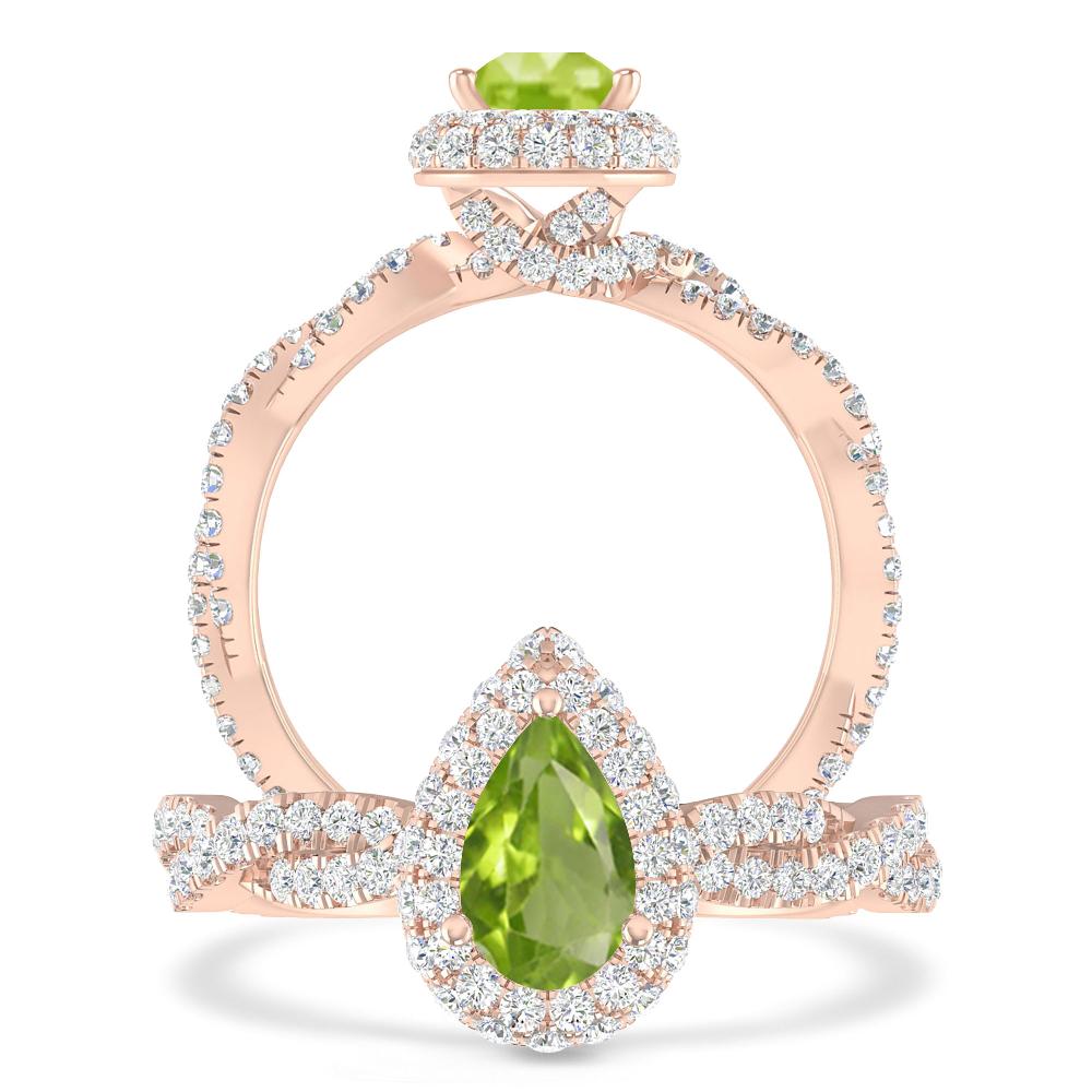 Rose Gold - Peridot