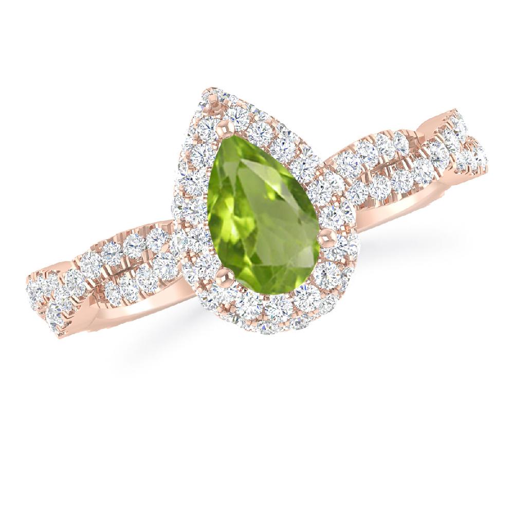 Rose Gold - Peridot