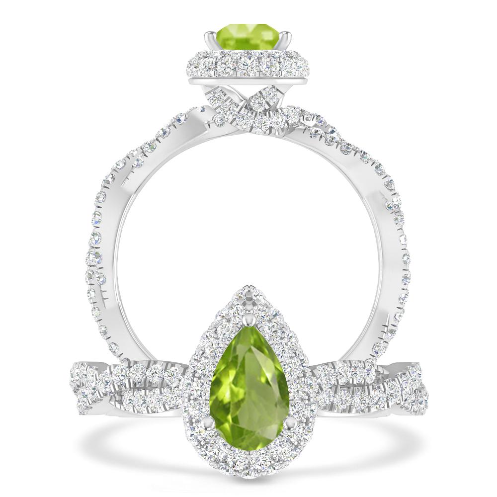 White Gold - Peridot