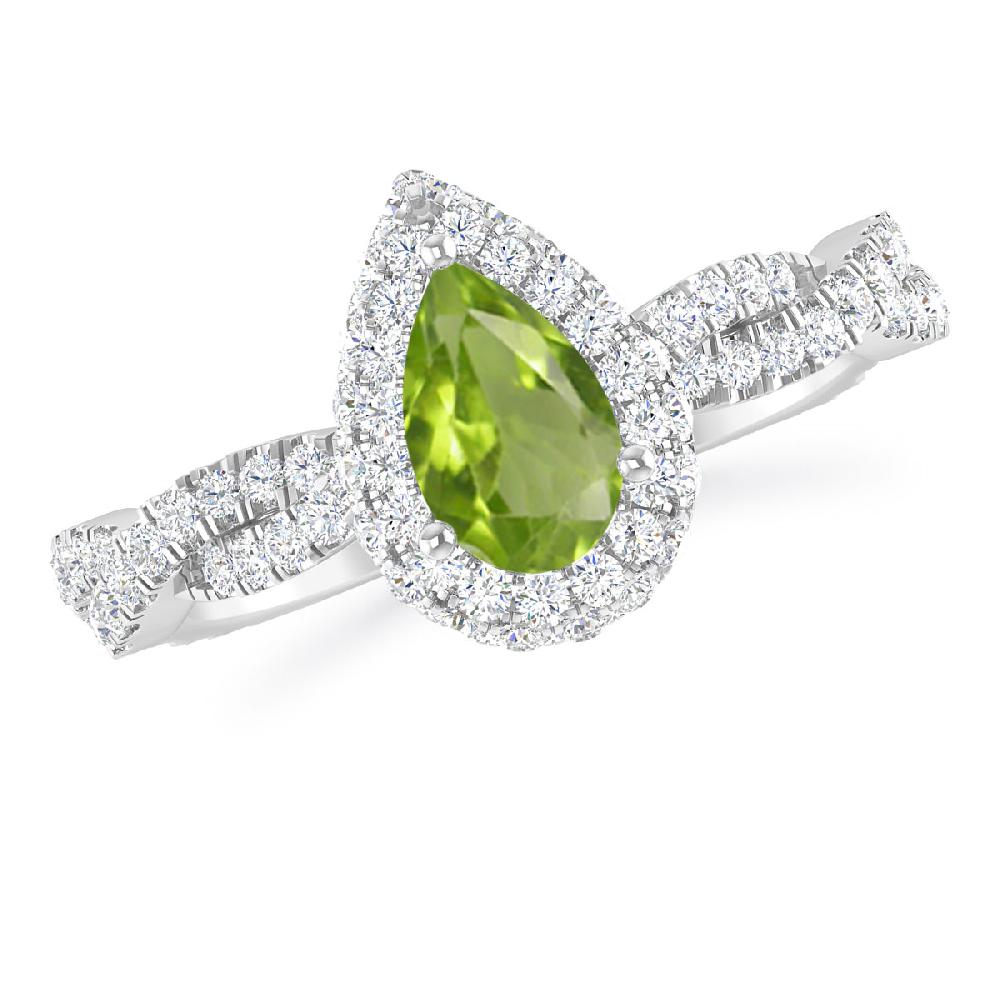 White Gold - Peridot