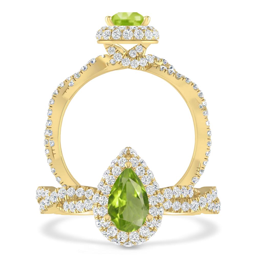 Yellow Gold - Peridot