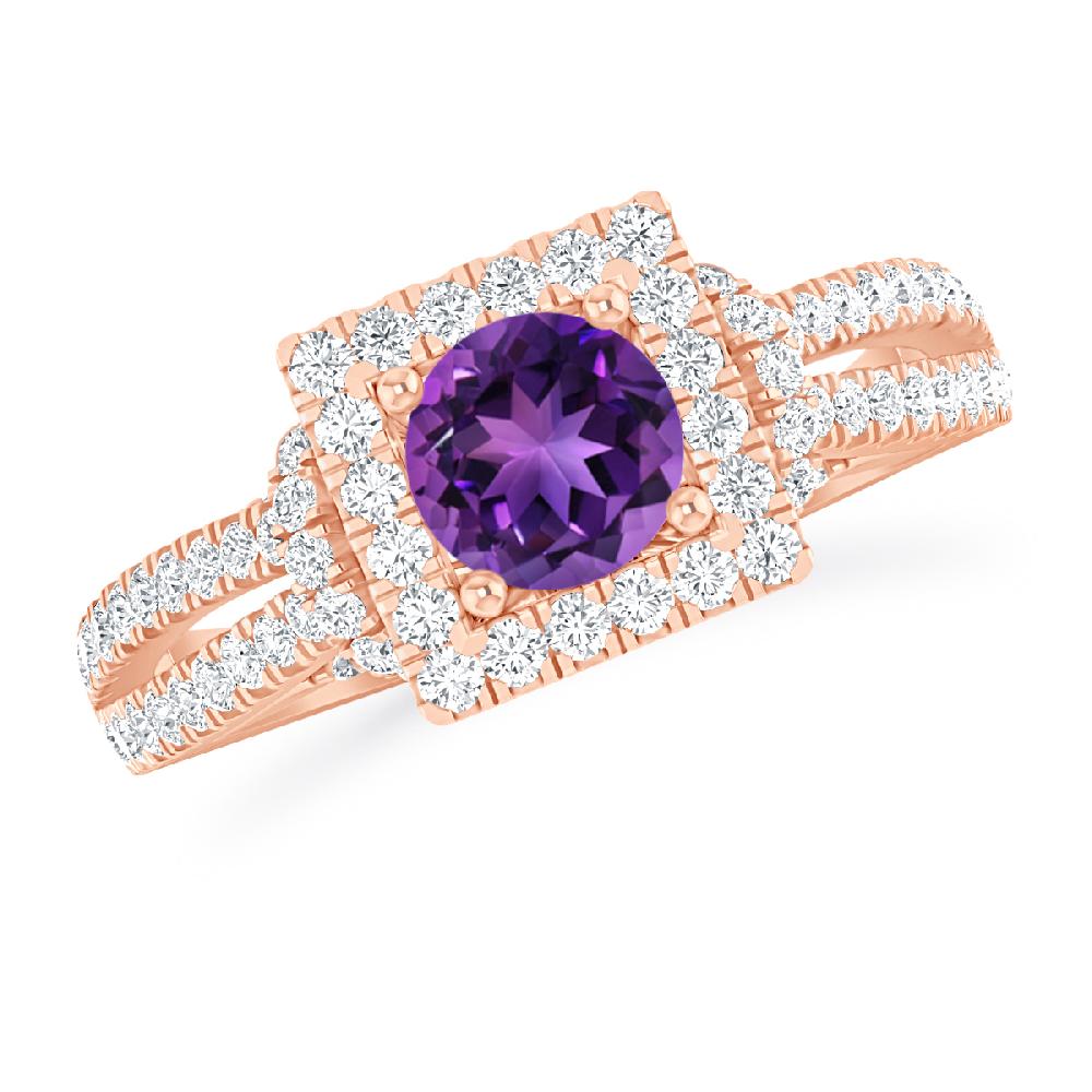 Rose Gold - Amethyst