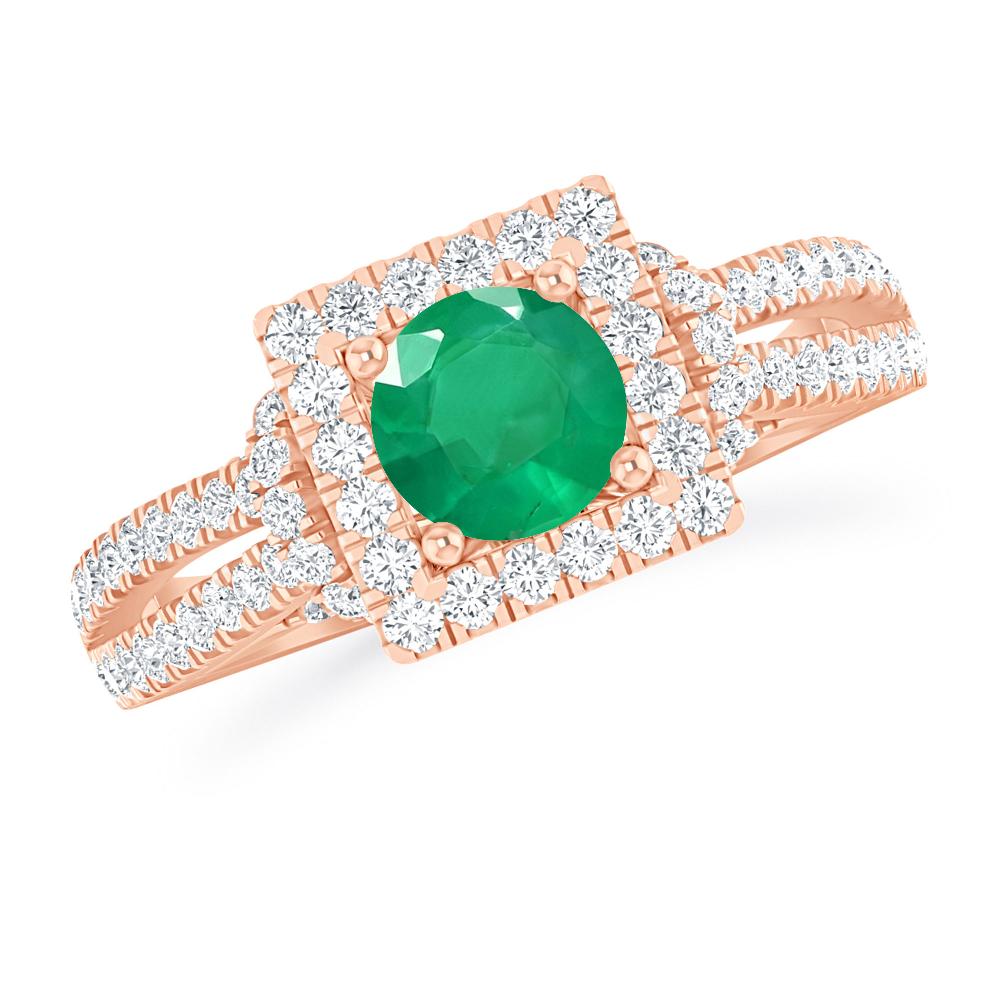 Rose Gold - Emerald