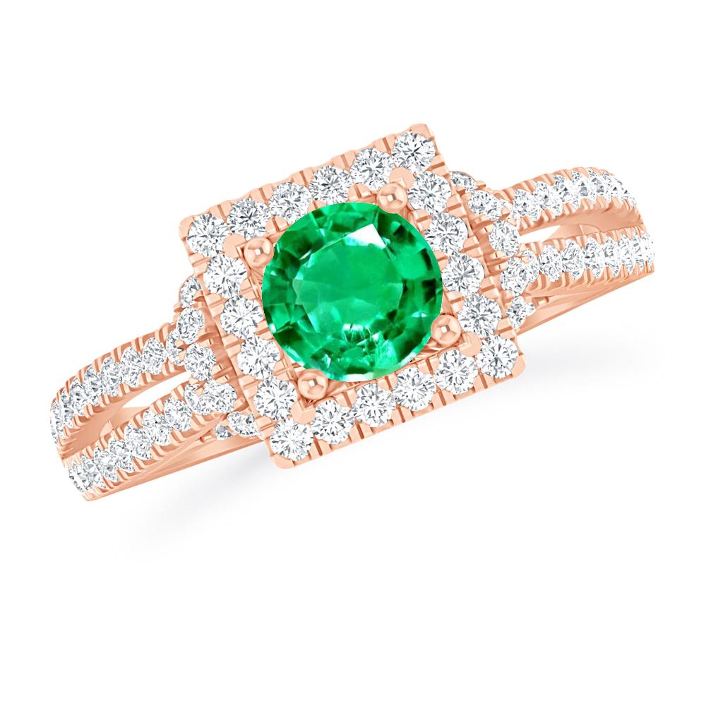 Rose Gold - Emerald