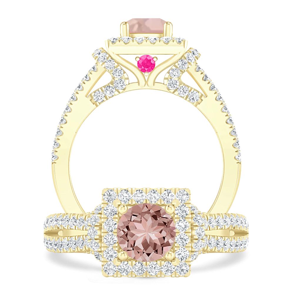 Yellow Gold - Morganite