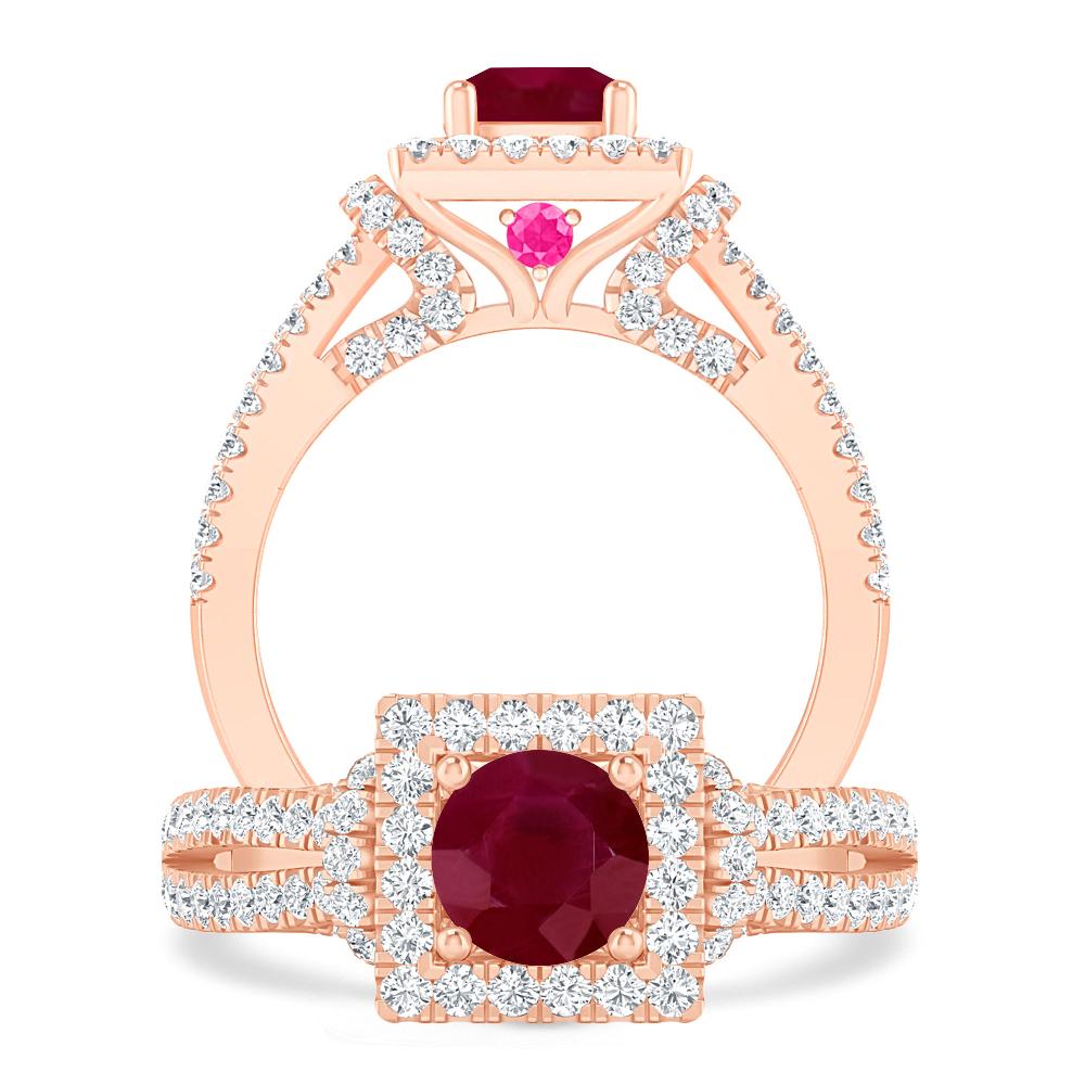 Rose Gold - Ruby