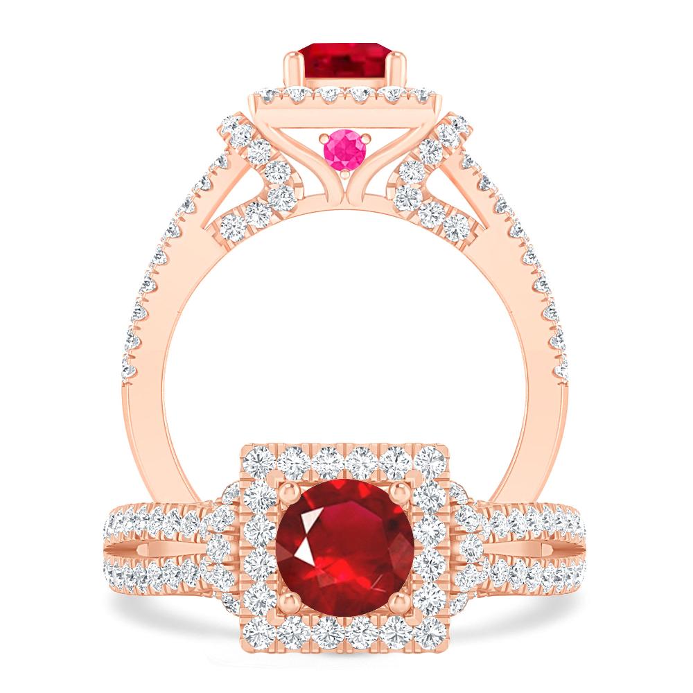 Rose Gold - Ruby