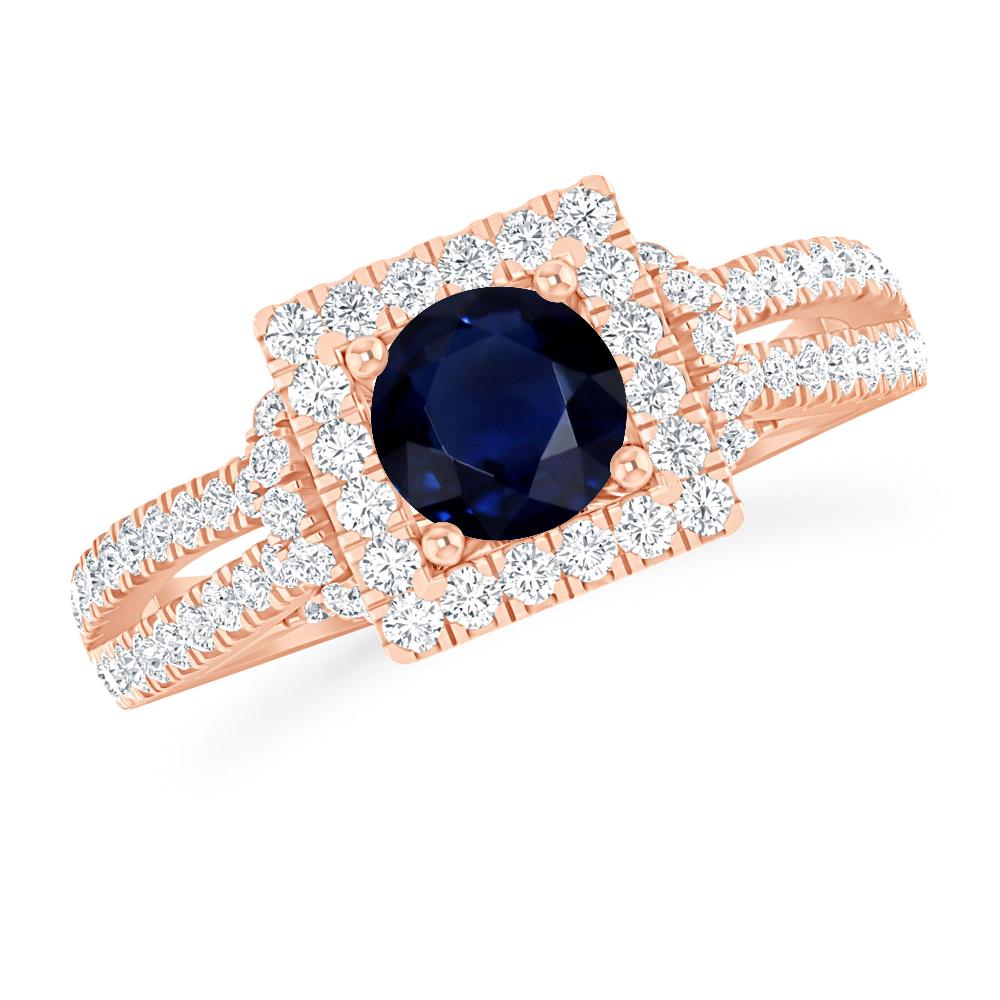 Rose Gold - Sapphire