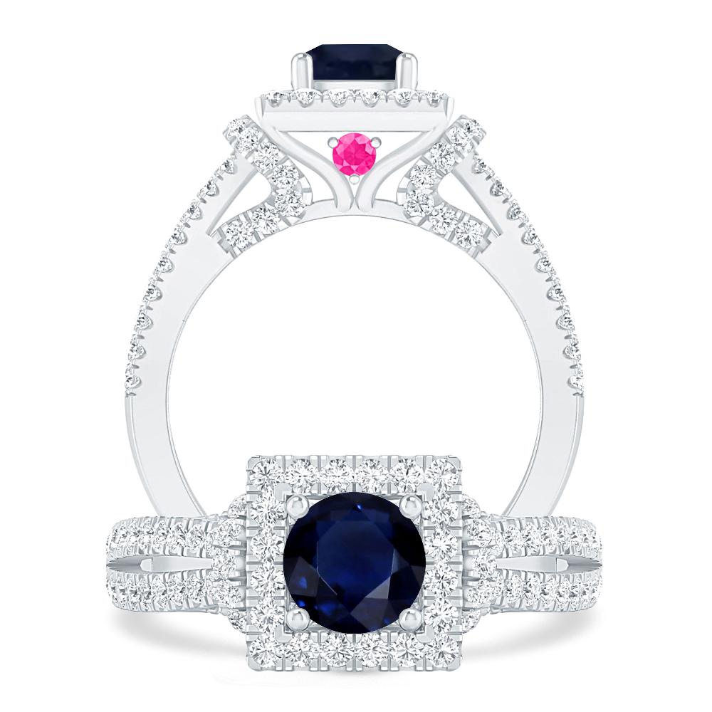 White Gold - Sapphire