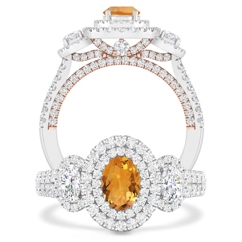 White Gold - Citrine