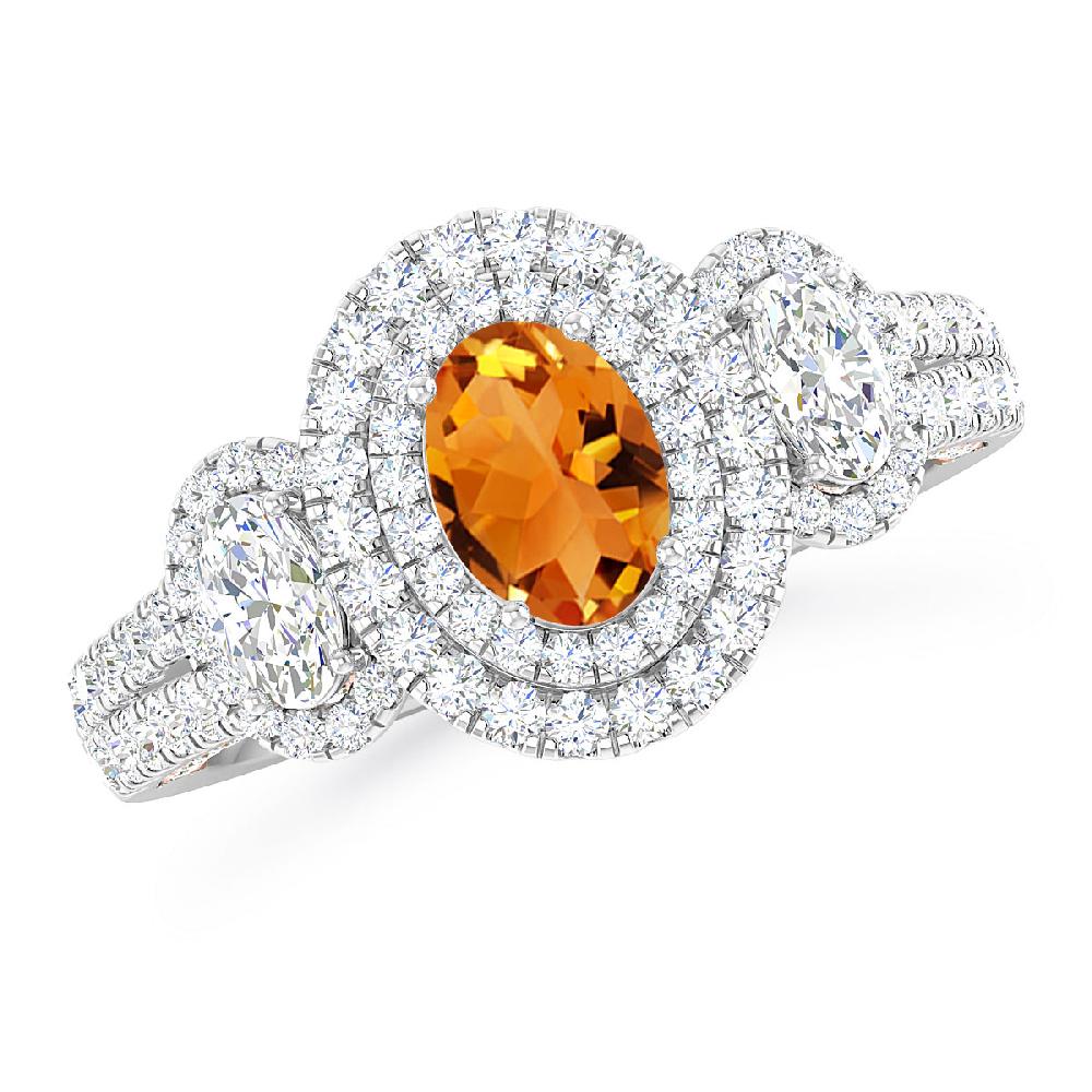 White Gold - Citrine