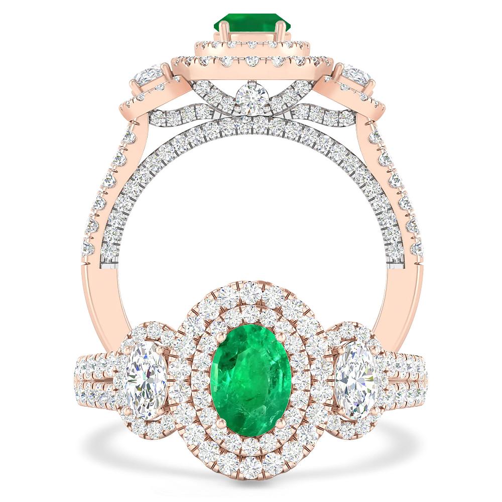 Rose Gold - Emerald