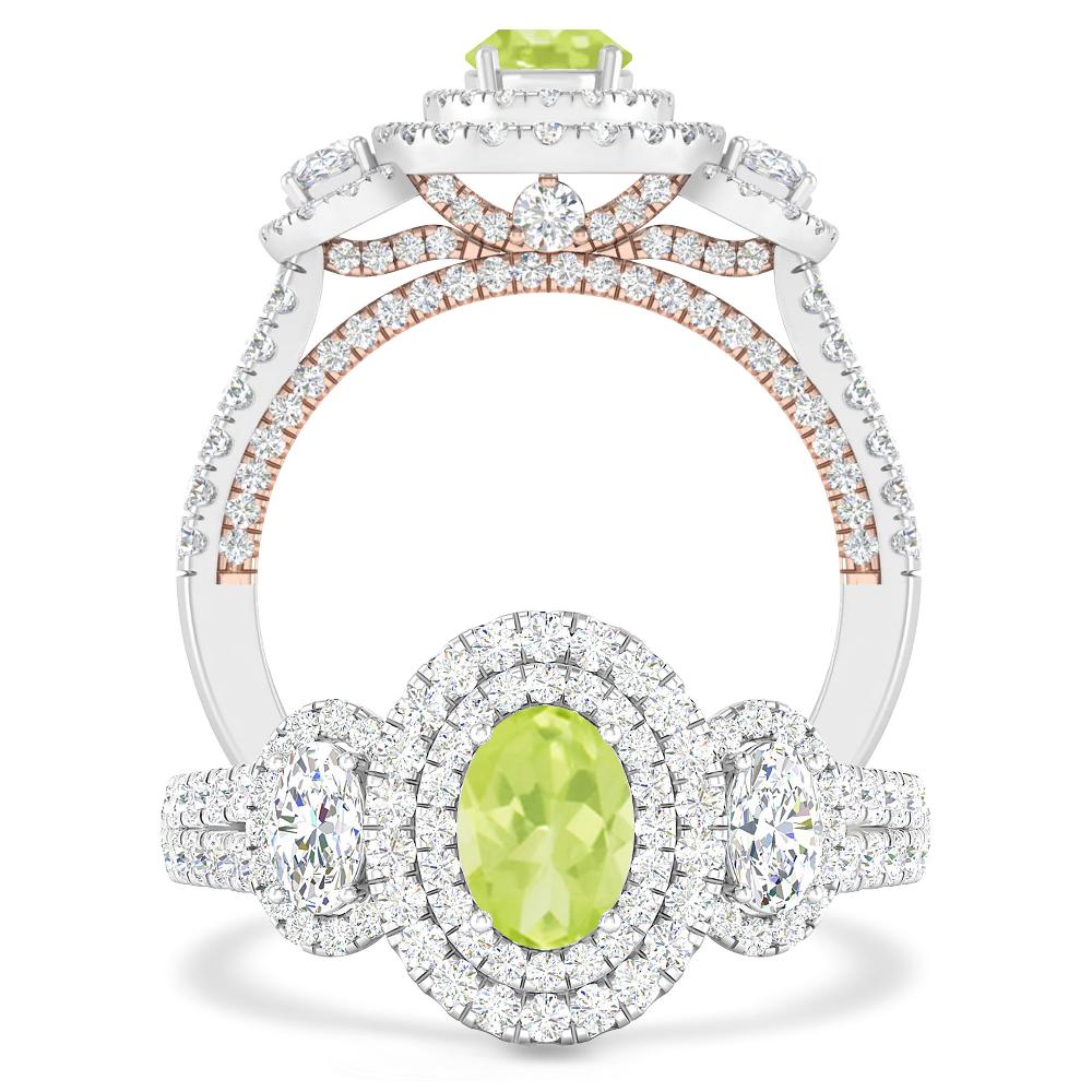 White Gold - Peridot