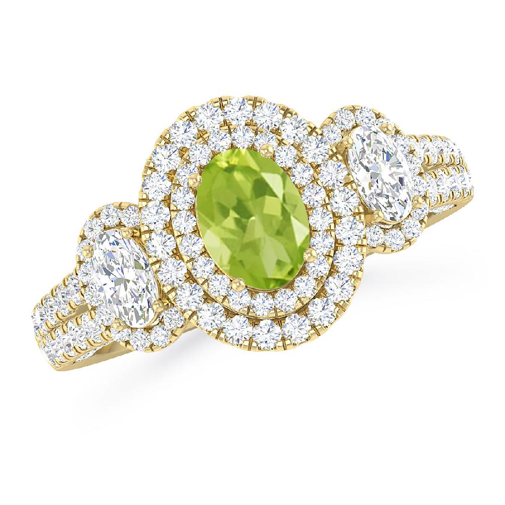 Yellow Gold - Peridot