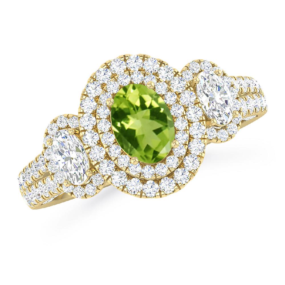 Yellow Gold - Peridot