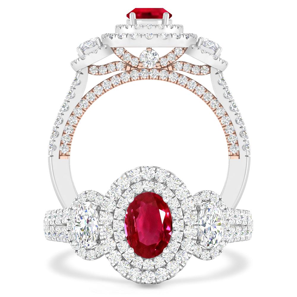 White Gold - Ruby