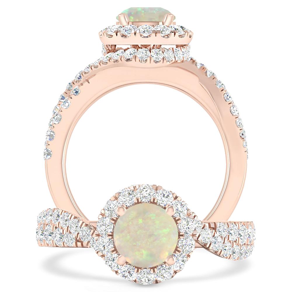 Rose Gold - Opal