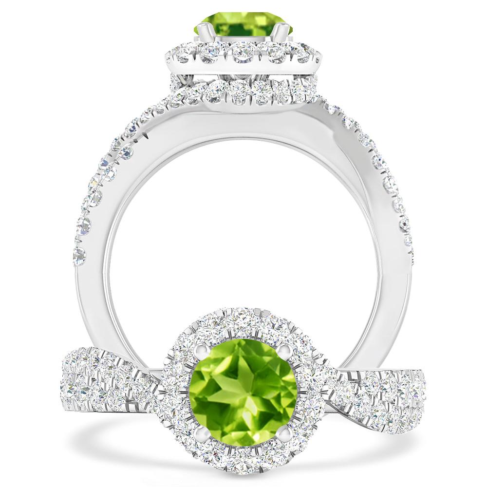 White Gold - Peridot