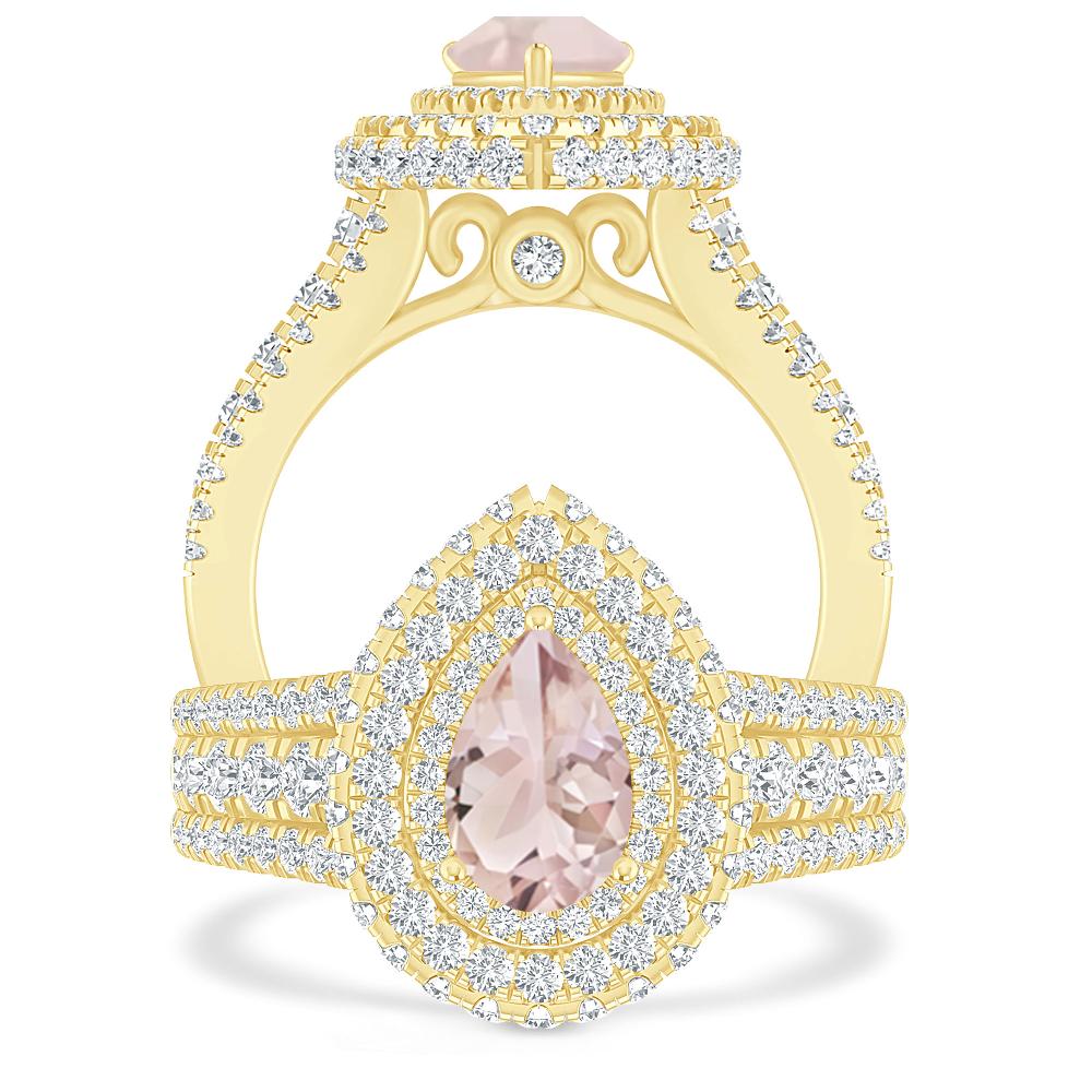 Yellow Gold - Morganite