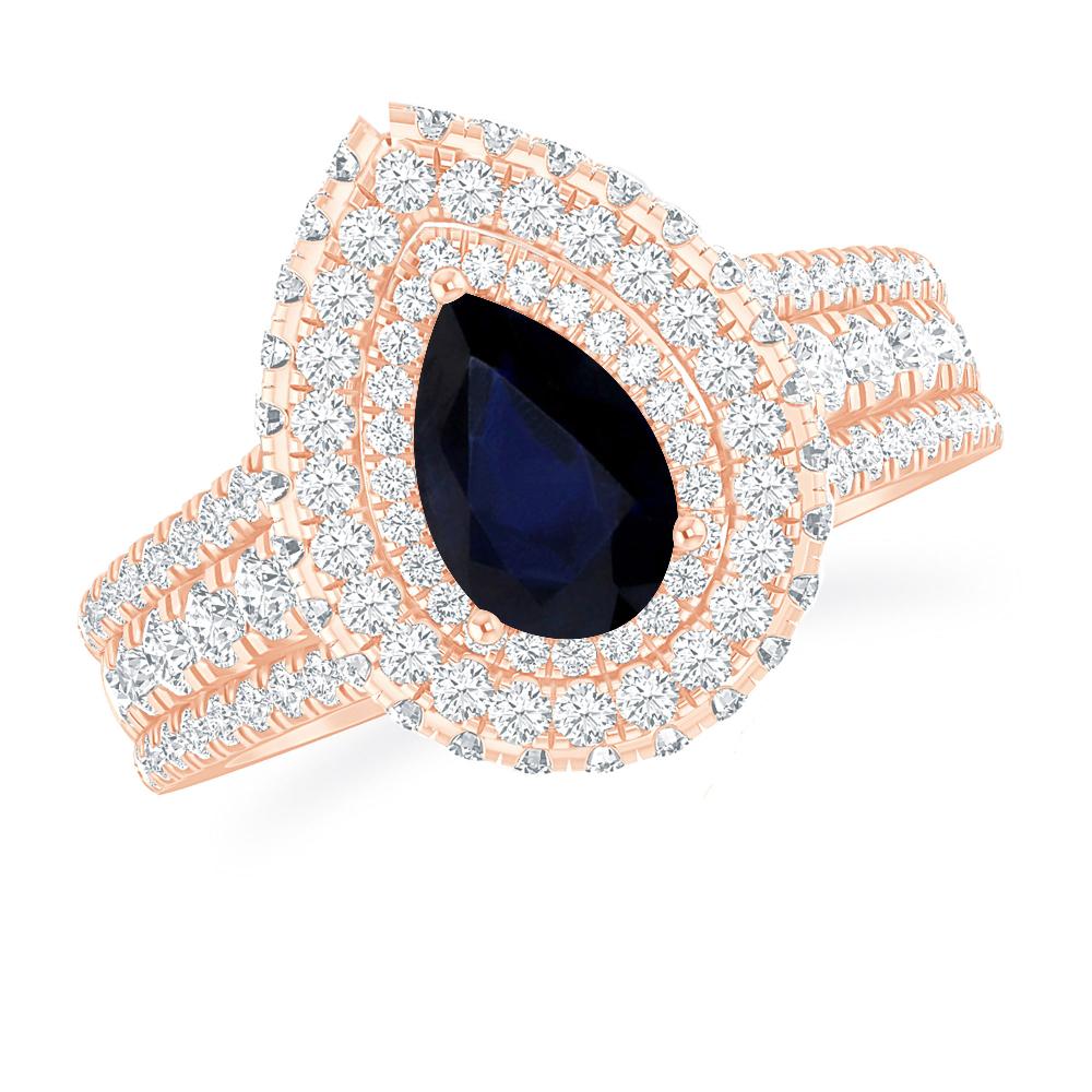 Rose Gold - Sapphire