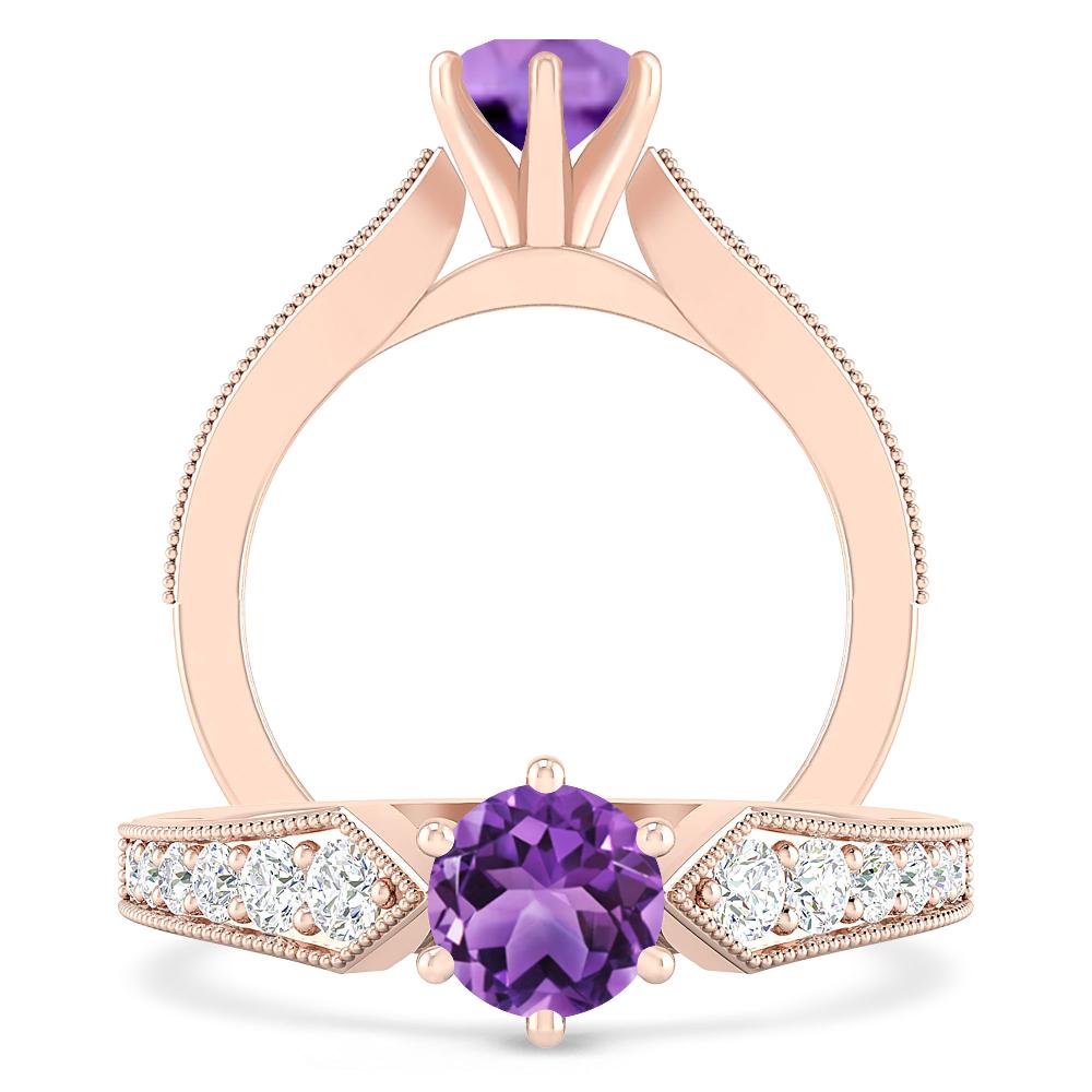 Rose Gold - Amethyst