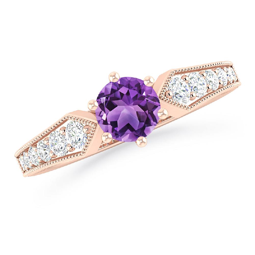 Rose Gold - Amethyst