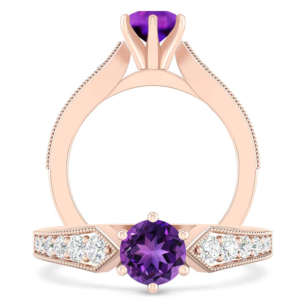 Rose Gold - Amethyst