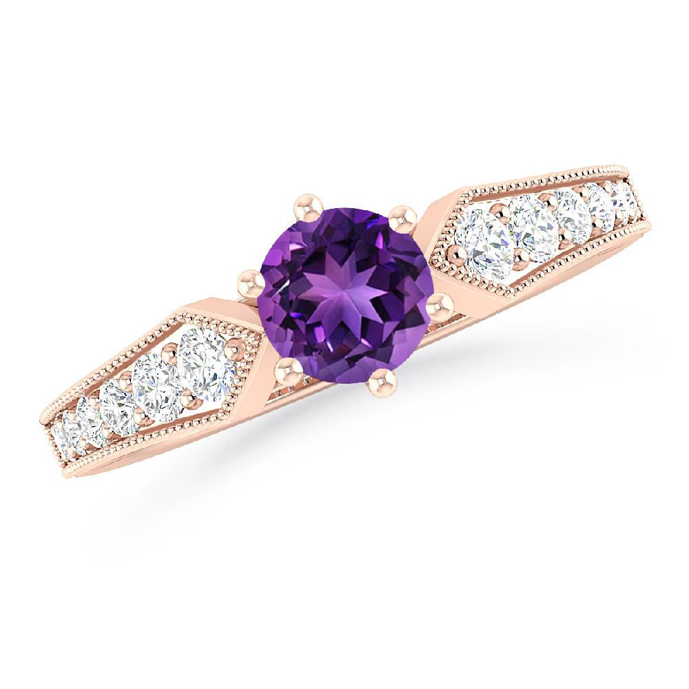 Rose Gold - Amethyst