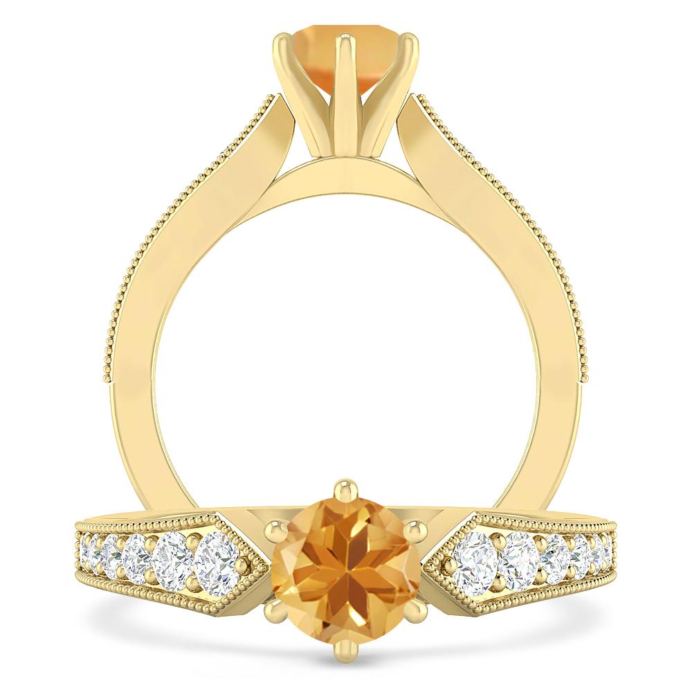 Yellow Gold - Citrine