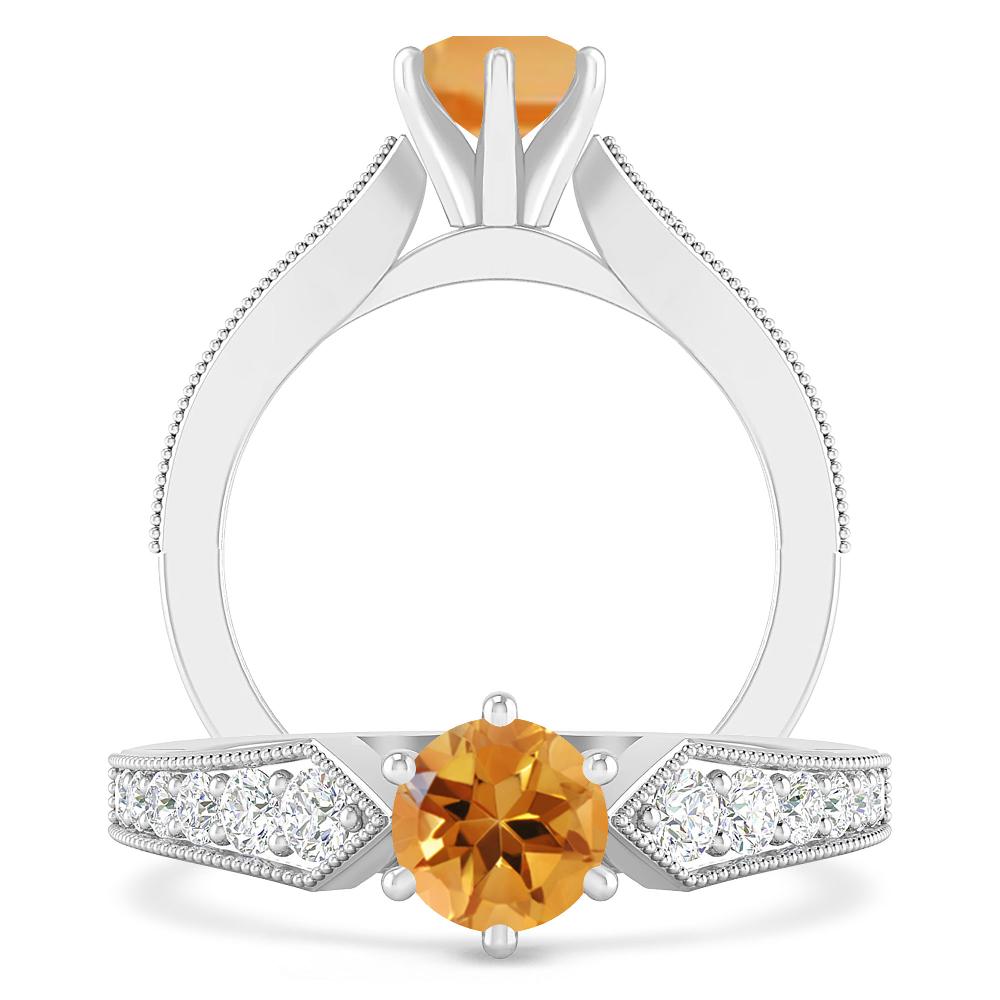 White Gold - Citrine