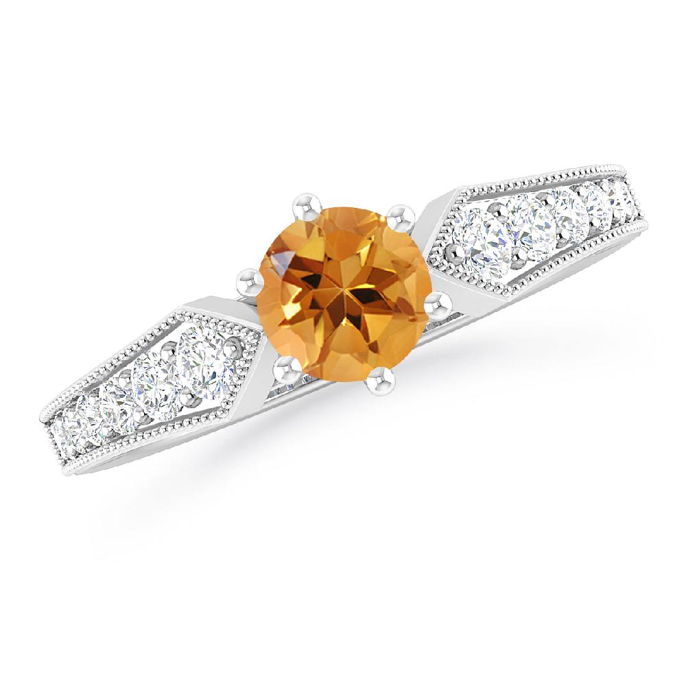 White Gold - Citrine