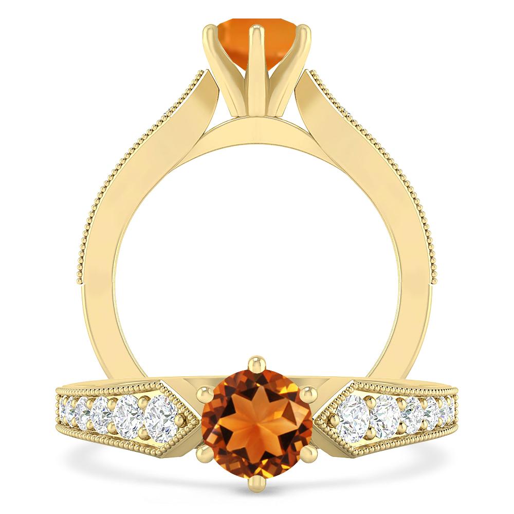 Yellow Gold - Citrine