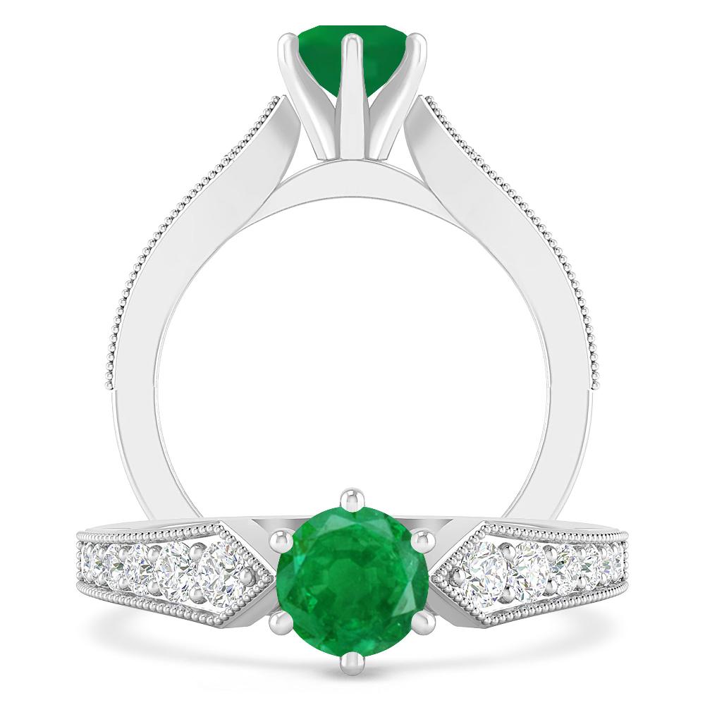 White Gold - Emerald