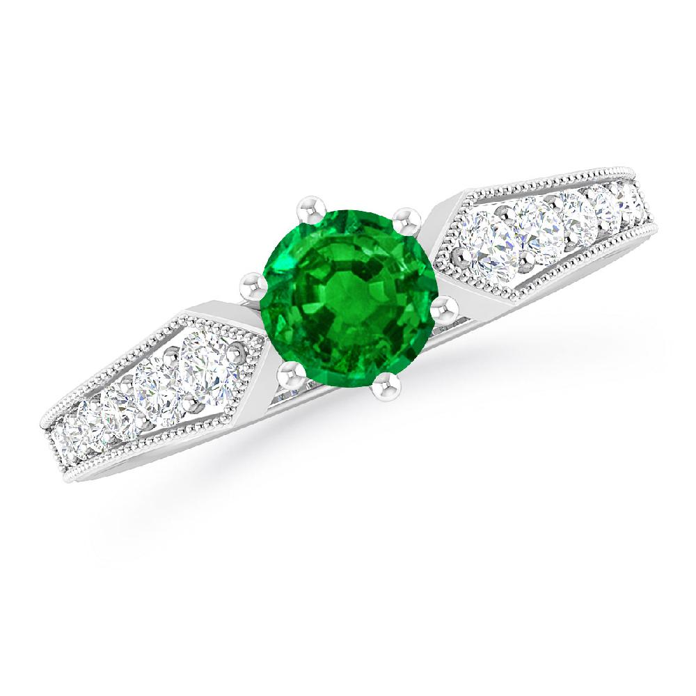 White Gold - Emerald