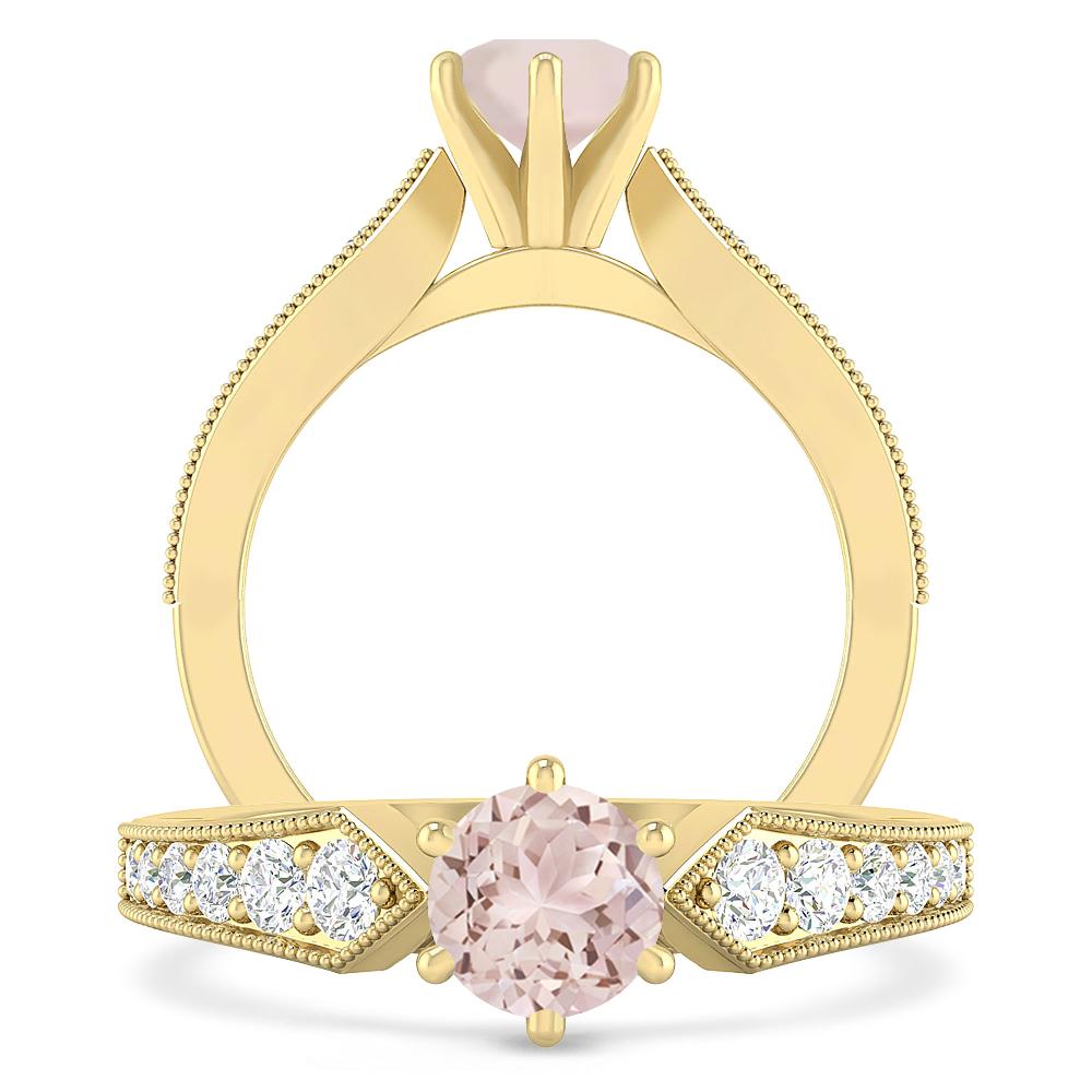 Yellow Gold - Morganite