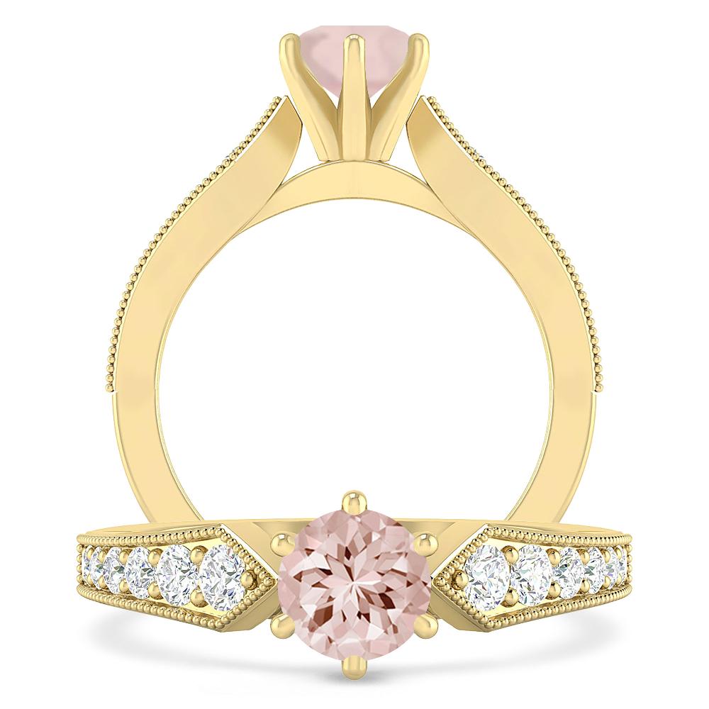 Yellow Gold - Morganite