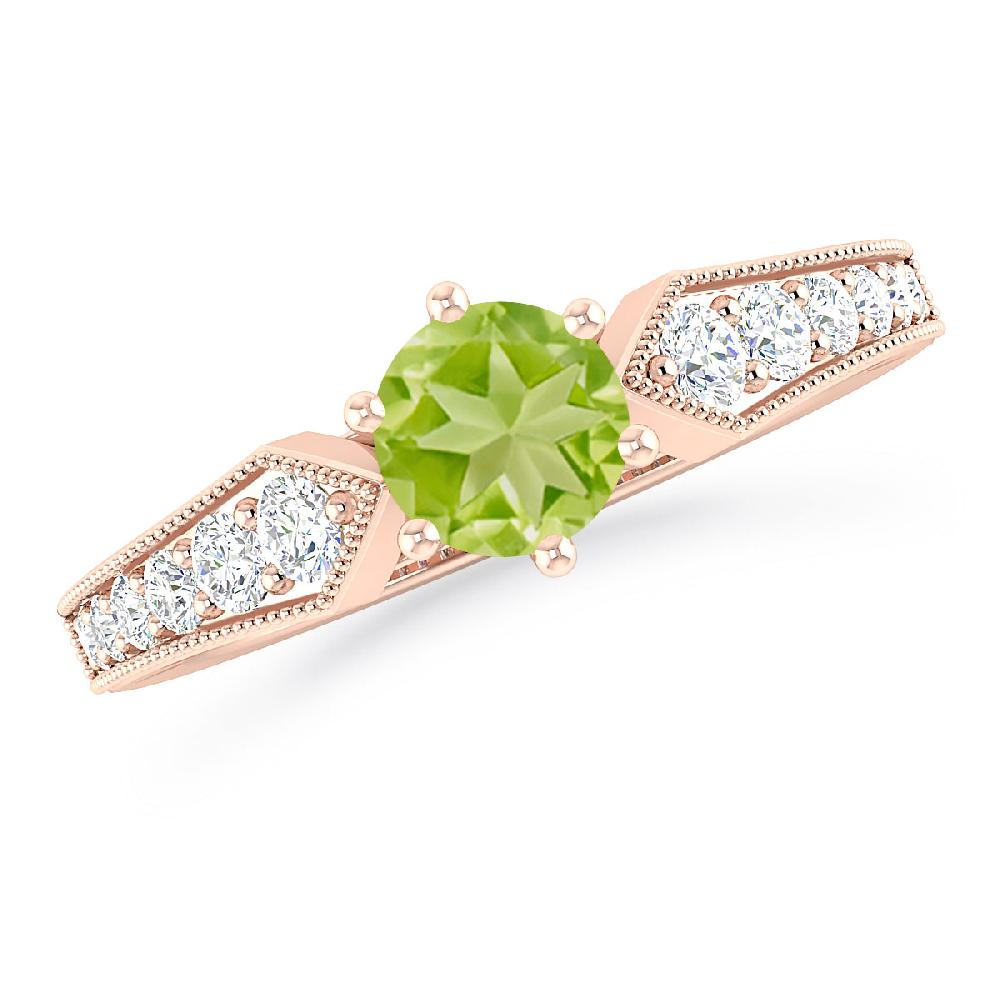 Rose Gold - Peridot