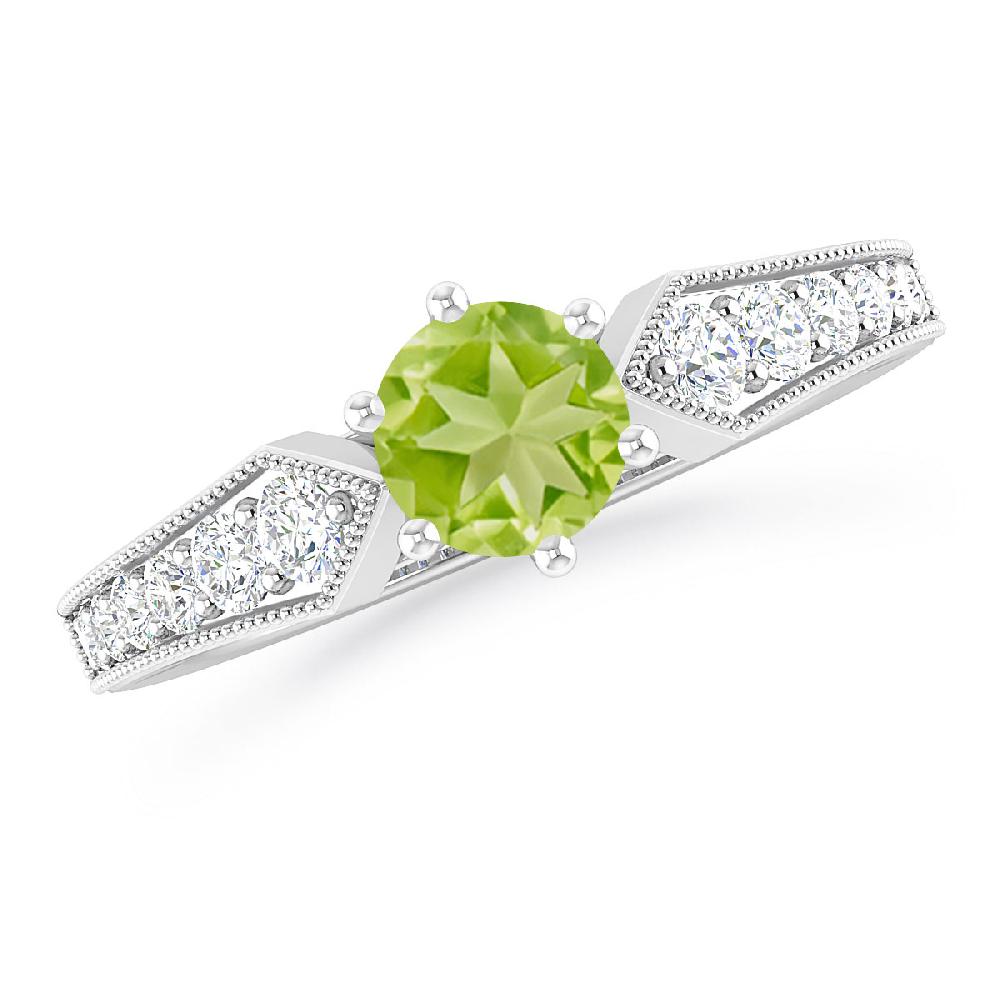 White Gold - Peridot