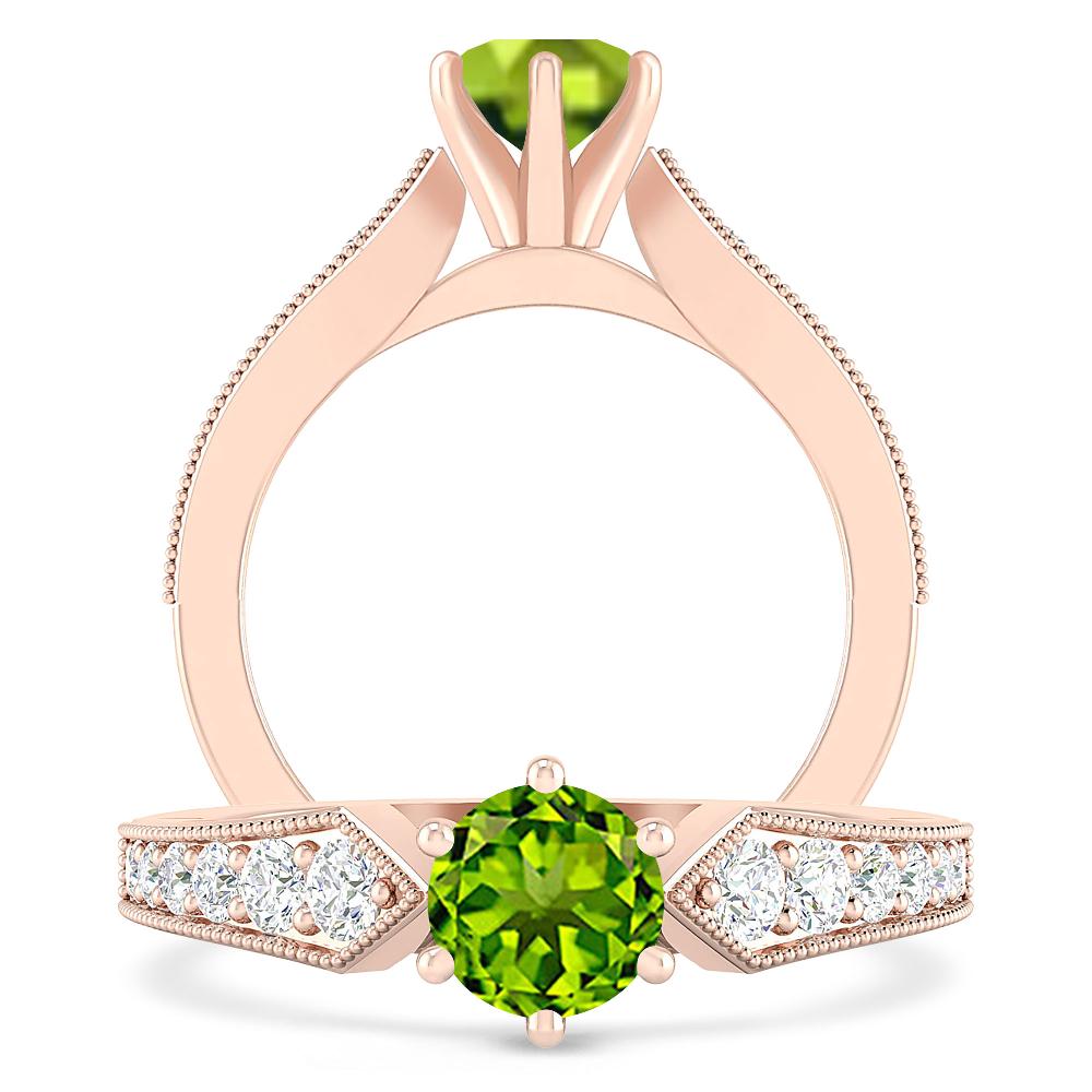 Rose Gold - Peridot