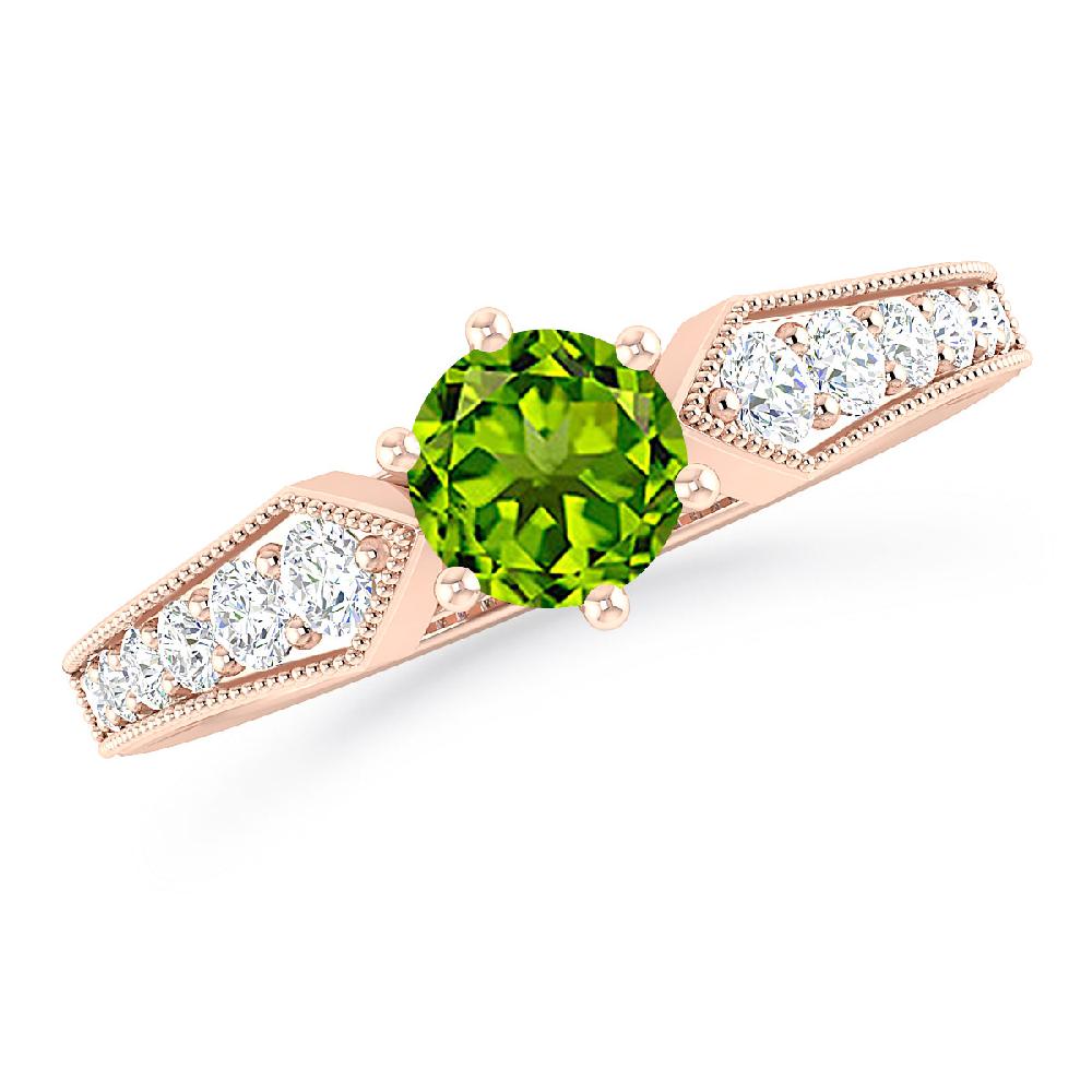 Rose Gold - Peridot