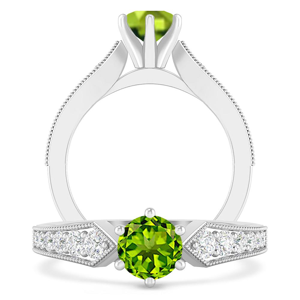 White Gold - Peridot