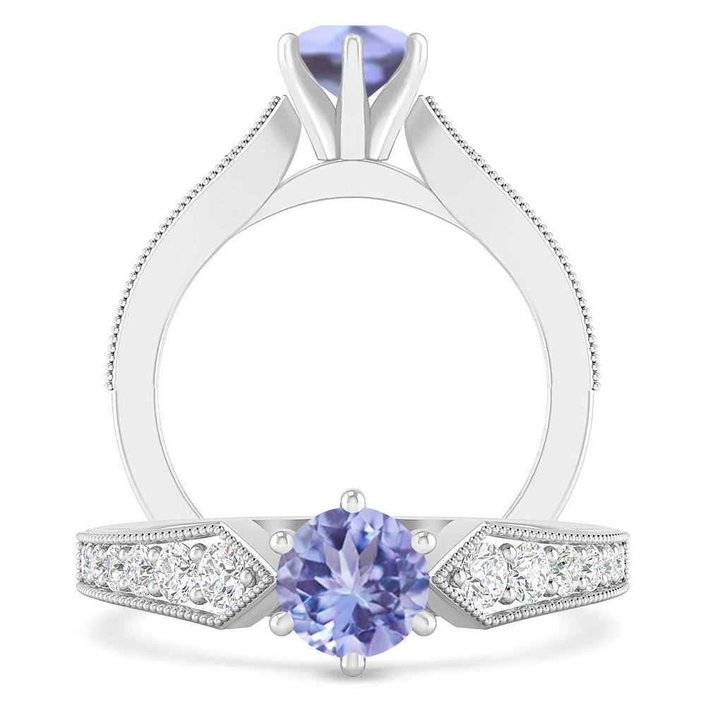 White Gold - Tanzanite