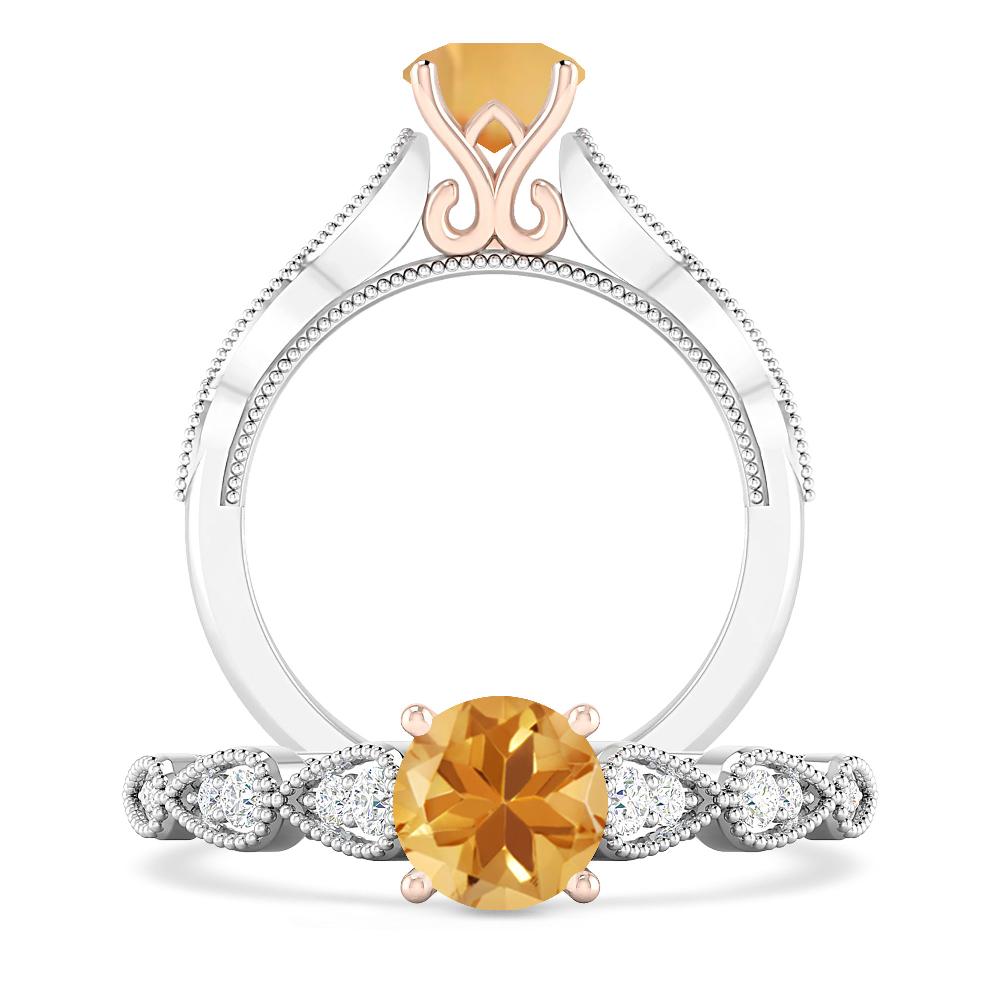 White Gold - Citrine