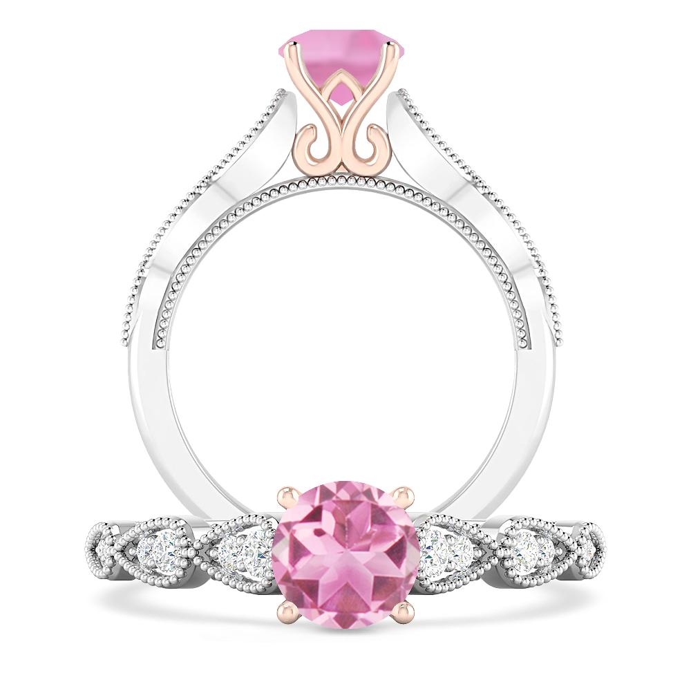 White Gold - Pink Tourmaline