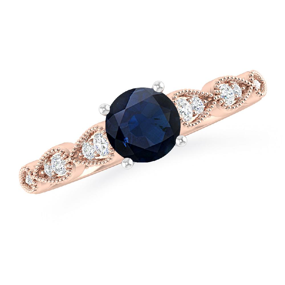 Rose Gold - Sapphire