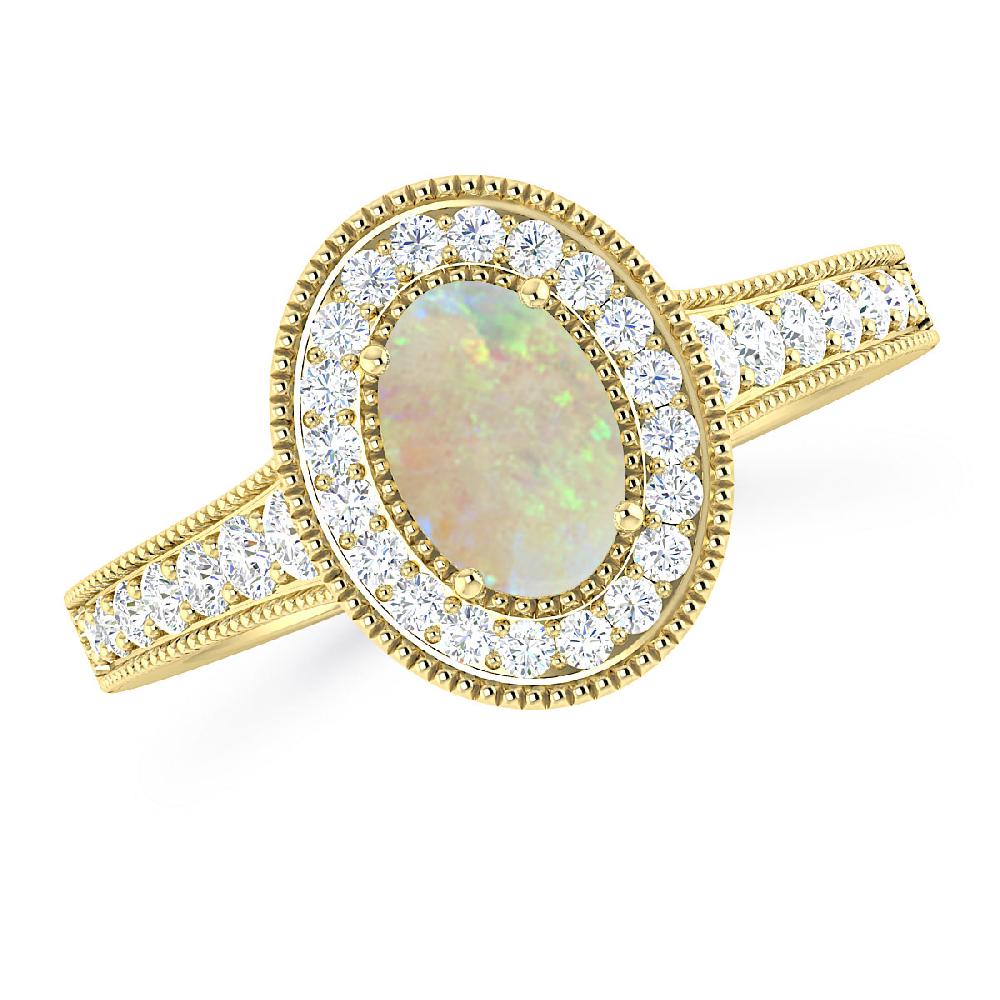Yellow Gold - Opal