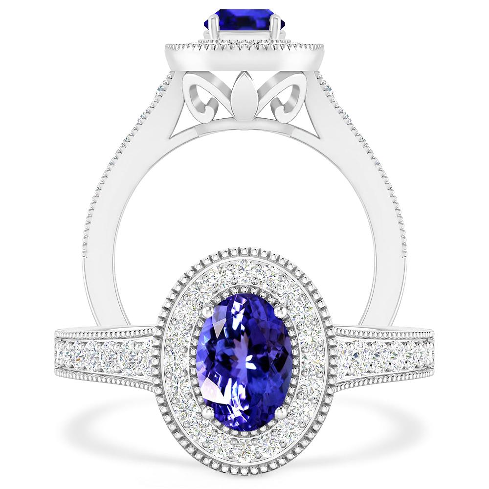 White Gold - Tanzanite
